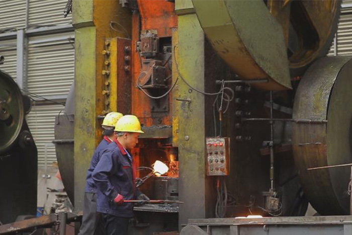 松江网架配件车间